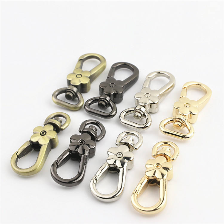 New Flower Bag Accessories Handbag Hardware Strap Buckle Multi Colour Tags Slider Hook D Ring