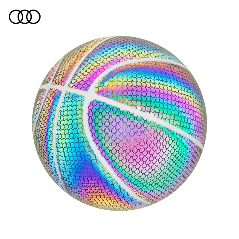 Sanhuan-balón de fútbol reflectante, personalizado, varios tipos de baloncesto