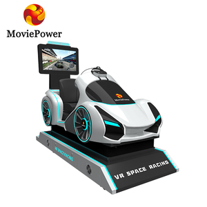 Moviepower amus công viên thực tế ảo Trò chơi tay lái khung lái Bàn đạp thiết lập màn hình xe đứng chơi game đua mô phỏng - Product Image 3