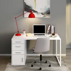 Escritorio de oficina minimalista moderno mesa de ordenador multifuncional para uso doméstico y de oficina
