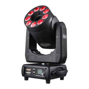 Guangzhou profesyonel 10W RGB tam renkli LED hareketli kafa lazer ışığı DJ canlı ev kulübü düğün sahne aydınlatma ekipmanları için