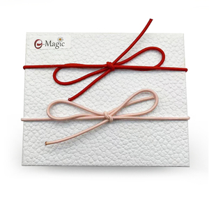 E-Magic Barato Personalizado Hecho a Mano Preatado Envoltura de Regalo Arco Estiramiento Bucles Cordones Dorados Arco Elástico - Product Image 5