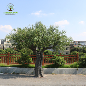 Yapay zeytin ağacı ekici doğal zeytin dalları ile sahte zeytin ipek ağacı ev ofis için gerçekçi yapraklar Faux zeytin ağacı - Product Image 5