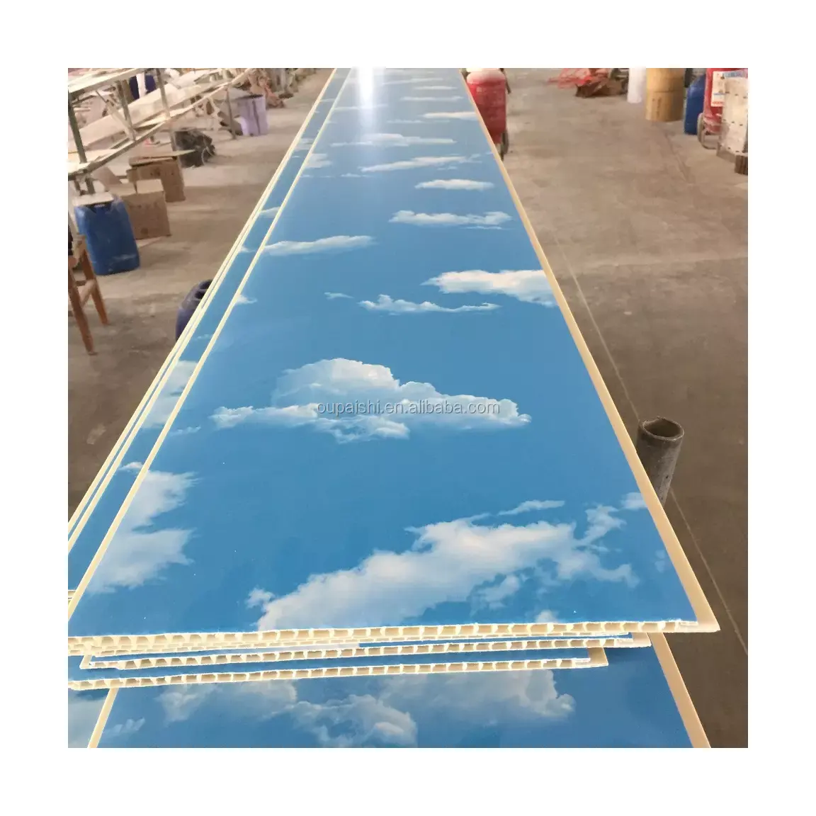 Fabrik Bester Preis Anpassbares Design 300*8mm laminiertes PVC-Wand paneel