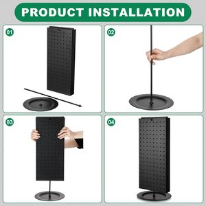 Hersteller von rotierenden Displayst ändern, rotierendes Pegboard-Display-Rack von Mingtang, anpassbar für Ihre Marke - Product Image 4