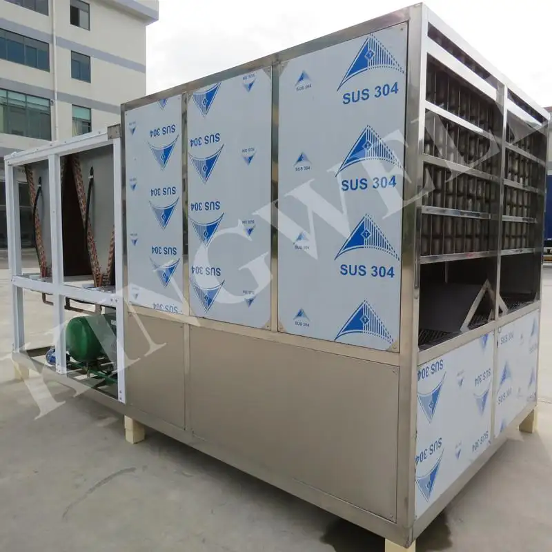 Industrial 5 Tons Plate Ice Machine Widely Used In Fishery