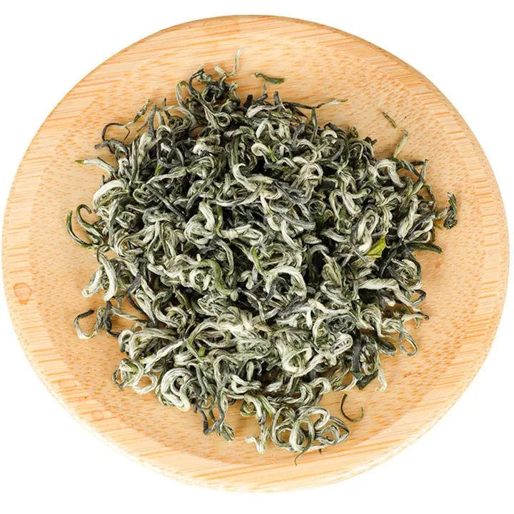 Teh hijau BiLuoChun daun longgar Gunung Jiangsu Premium dari perkebunan teh