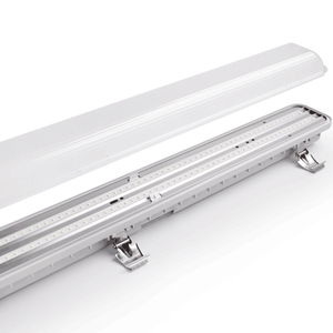 โคมไฟกันไอน้ำแบบ Tri-proof สำหรับโรงรถโคมไฟแบทเทน Ip65แบบ LED กันน้ำ - Product Image 2