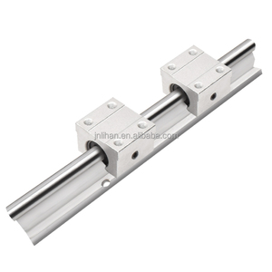 SBR10 SBR12 SBR16 SBR20 SBR Riel de guía lineal con bloque deslizante Cojinete de riel lineal de eje redondo - Product Image 1