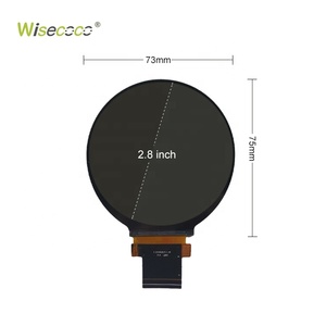 2,8 Zoll rundes Display tft hoch auflösender Bildschirm spi Ecke kreisförmige lcd mipi benutzer definierte Touchscreen ips lcd Anzeige modul - Product Image 3