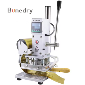 Bonedry Manual Leather Creasing <strong>Machine</strong> Digital Hot Stamping LOGO Embossing Heat Press Printing for Embossing Markings - Product Image 1
