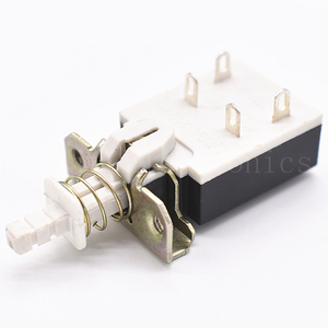 KDC A04 2 yüksek akım 4 pin kendinden kilitleme anahtarı dış yay basmalı düğme anahtarı - Product Image 3