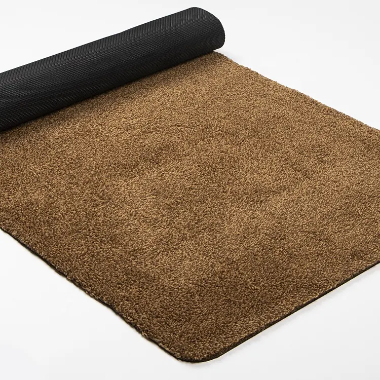 Pabrik Cina anti-selip tahan air mesin dukungan bisa dicuci karpet Microfiber tikar lantai pintu kamar tidur penyerapan air tikar
