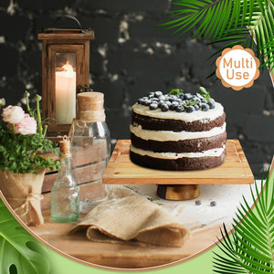 Giá bán buôn <span class=keywords><strong>cupcake</strong></span> Veggie salad trái cây tráng miệng bảng keo gỗ bánh hiển thị đứng với Acrylic Nắp - Product Image 5