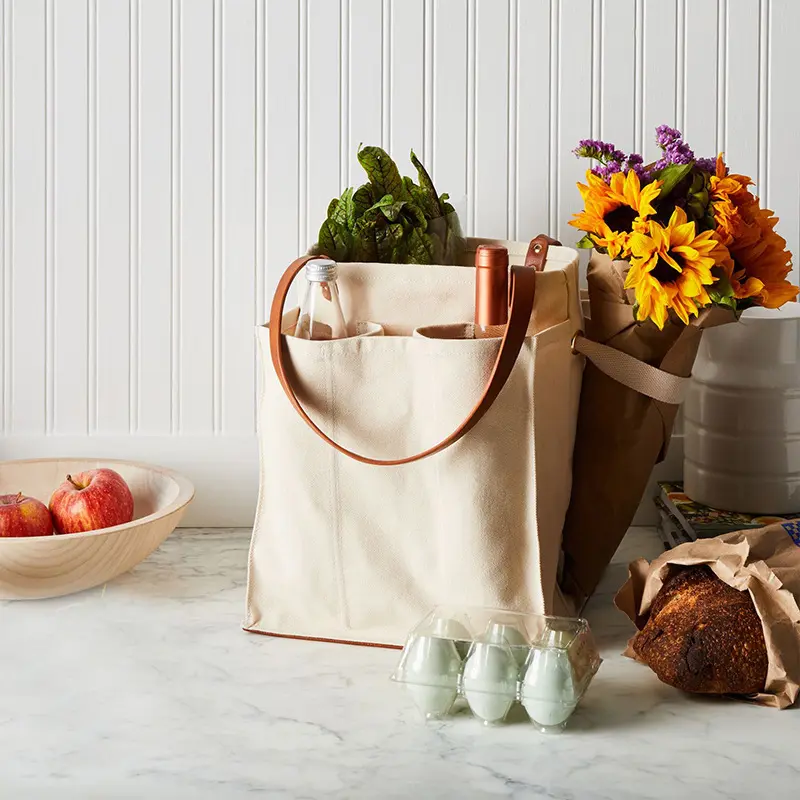 カスタムスーパーマーケット環境にやさしい食料品ショッピングトートバッグ折りたたみ式洗える収納バッグ再利用可能なショッピングバッグ