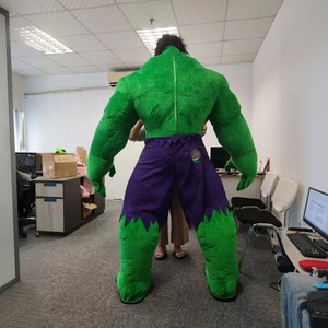 Màu xanh lá cây bơm hơi KHỔNG LỒ HULK Linh Vật Trang phục phim hoạt hình nhân vật <span class=keywords><strong>Inflatable</strong></span> dành cho người lớn Hulk trang phục cho tổ chức sự kiện - Product Image 5