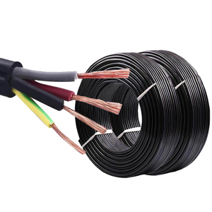 Esnek çok çekirdekli kablolar RVV 3*2.5 elektrik kablo tel H05VV-F güç kablosu siyah PVC bakır yalıtımlı PVC ceket teller - Product Image 5