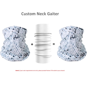 Özel Logo baskılı dikişsiz Snood çok fonksiyonlu Polyester Bandana yüz kaplama için açık spor için başörtüsü boyun tozluk - Product Image 3