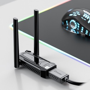 Wifiネットワークアダプターデュアルバンド2.4Gおよび5GHzUSB3.0ネットワークワイヤレスネットワークカードレシーバー - Product Image 3