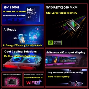 Mini PC <span class=keywords><strong>Intel</strong></span> <span class=keywords><strong>Core</strong></span> <span class=keywords><strong>I7</strong></span>/i9 de 12.ª/13.ª Generación con Tarjeta Gráfica RTX3060 de 12 GB, 64 GB, Win10/11, Nueva Computadora de Escritorio para Juegos de 12.ª Generación - Product Image 3