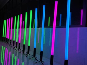 Taşınabilir su geçirmez IP65 LED piksel floresan lamba DMX512 pil kablosuz kızılötesi uzaktan kumanda yüksek kalite kulübü parti DJ - Product Image 6