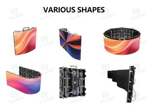 Toosen vendita calda P2 Display a Led flessibile a colori curvo schermo pieghevole Led Video schermo a parete pannelli morbido LED modulo prezzo - Product Image 2