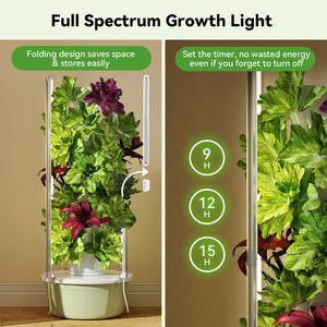 หอคอยไฮโดรโปนิกส์สำหรับปลูกผัก5-12ชั้นหอแอโรโปนิกส์พร้อมปลูกแสงระบบไฮโดรโปนิกส์ - Product Image 3