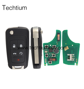 シボレー5ボタンリモートキー315mhz ID46チップキーレスエントリー & キーレスゴーフォブAveo Cruze Uncutブレード用 - Product Image 1