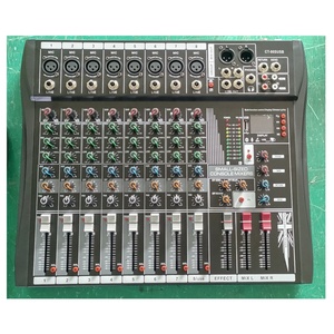CT + 16DSP Consola profesional Interfaz de mezclador de audio 6/8/12 canales Consola mezcladora de audio para escenario DJ Show - Product Image 5