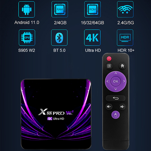 Son OEM X88 Pro W2 Set Top Box yeni model ile Amlogic Quad Core S905W2 CPU Android 11.0 OS 4K TV kutusu akıllı Internet Gadget - Product Image 4