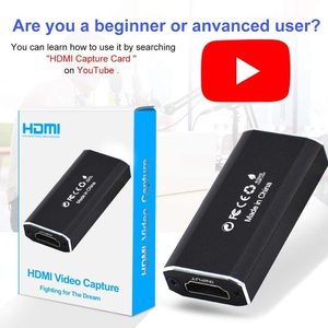 HDMI转USB2.0视频采集卡录制音频游戏直播，用于凸轮电脑PS4游戏直播教学 - Product Image 6