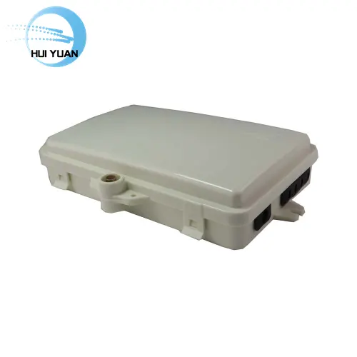 Caixa divisor óptica da fibra ftth terminal caixa de gordura 4 portas exterior da caixa de distribuição da fibra