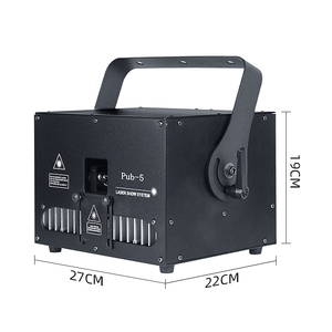 SHTX autonomo ilda interfaccia programmabile laser show proiettore luce dmx per natale commerciale 5w animazione luce laser - Product Image 2