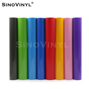 SINOVINYL ücretsiz örnek yapışkanlı vinil renkli kesme vinil reklam için parlak ve mat yapıştırıcı Craft vinil - Product Image 3
