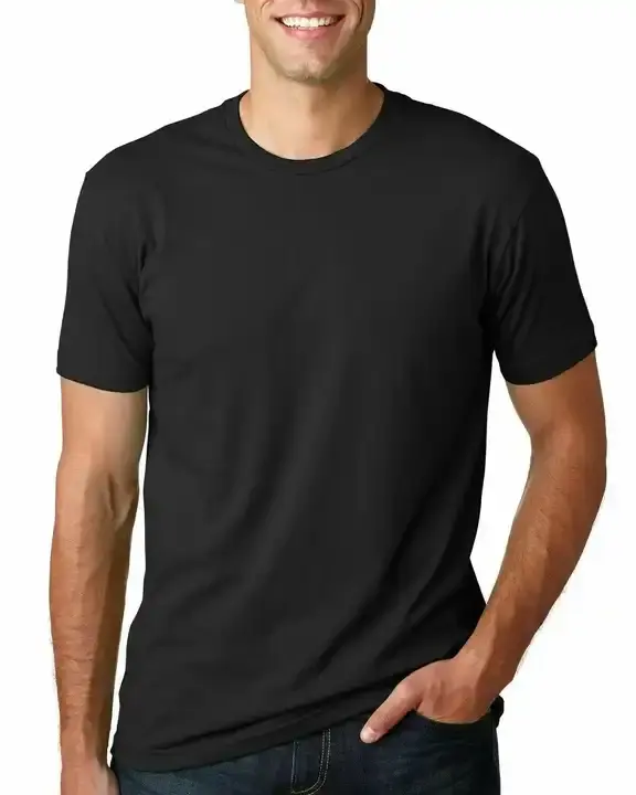 Fabrikant Groothandel Blanco Zwarte T-Shirts Op Maat Print Logo Kleding Tri Blend T-Shirt