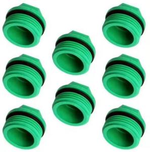 Fabrika verilen DN20x1/2 erkek konu plastik tüp yuvarlak kafa filtre ucu kapağı eriyebilir fiş ile OEM özelleştirilebilir PPR uydurma - Product Image 1