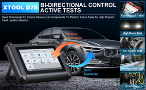 無料発送XTOOLD7SOBD2スキャナーCANFD双方向診断ツールECUコーディング自動フルシステムスキャンツール38リセット機能 - Product Image 4