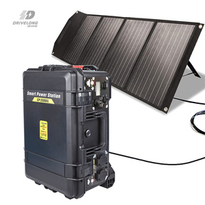 Opciones de entrada versátiles Estación de energía portátil Monitoreo inteligente Batería incorporada Características de preparación ante desastres Generador solar - Product Image 1