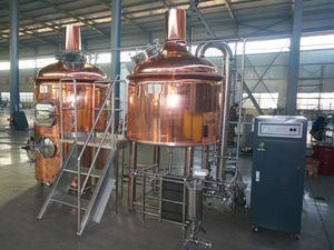 ถังหมักเบียร์ทรงกรวยทรงกระบอกทำจากทองแดง5bbl โถหมักเบียร์พร้อม500L 1000L ปั๊มความจุ300L 100L เป็นส่วนประกอบหลัก - Product Image 5