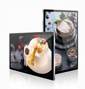 Schermo di visualizzazione delle informazioni del pannello del pannello del Menu pubblicitario LCD per interni a parete segnaletica digitale della rete Wifi del lettore pubblicitario - Product Image 5