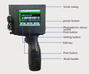 Codificatore automatico a getto d'inchiostro continuo della data della stampante linea completa della data del codificatore con il trasportatore - Product Image 6