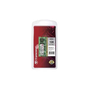 Transcend JetRAM Laptop <strong>Memory</strong> <strong>Module</strong> <strong>DDR2</strong> <strong>1GB</strong> 1 x <strong>1GB</strong> Non-ECC 667MHz 200-pin SO-DIMM CL5 5-5 (940910026046) - Product Image 1