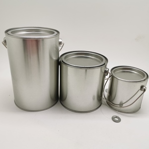 直接工厂 200毫升小金属油漆罐与手柄 - Product Image 5