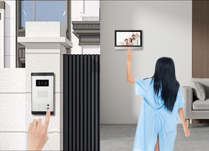 Video Tür Telefon 2 Apartment Intercom-Systeme für Apartment gebäude 9-Zoll-Türklingel Bildschirm - Product Image 3