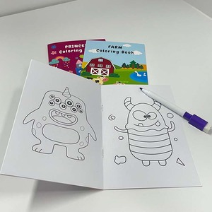 便宜的价格定制迷你着色书印刷全彩儿童彩色书蜡笔绘画书印刷 - Product Image 6