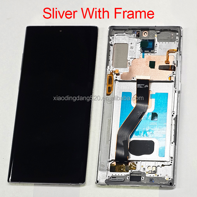 OLED Note10 Plus Plata Con Marco