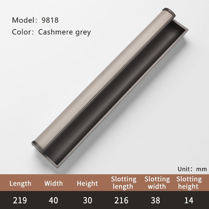 9818 Cachemire Gris - 219 mm / 8,62 po Longueur