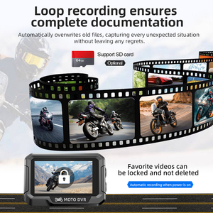 จอระบบนำทางรถจักรยานยนต์ขนาดเล็กแบบพกพา3.4นิ้ว JMC CarPlay ไร้สาย Android อัตโนมัติ BT เล่นเพลง GPS ติดตาม DVR - Product Image 6