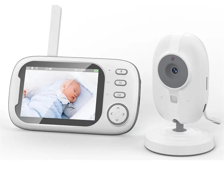 Monitor de bebé ABM600 de 3,5 pulgadas, Wifi, con cámara, Audio bidireccional, HD, con batería de 1500mAh, novedad