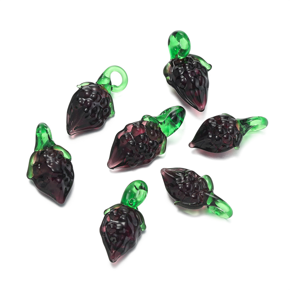 Pendentif en verre - Raisin